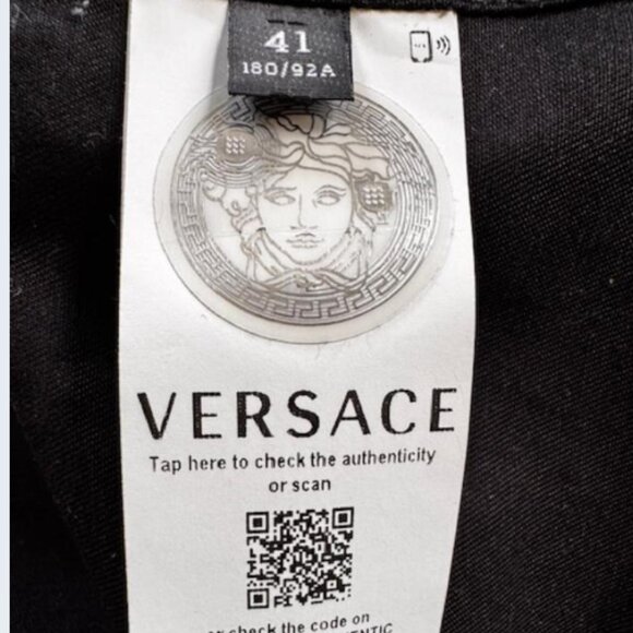Versace Heritage Fit Cotton Shirt Jacket - Picture 10 of 16